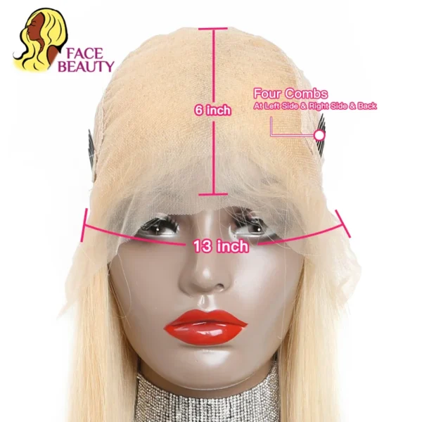 Grey Human Hair Wigs 13x6 Silver Grey Short Bob Lace Front Wig - Image 2