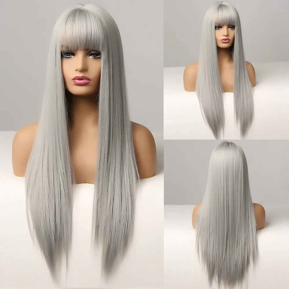 grey human hair wigs